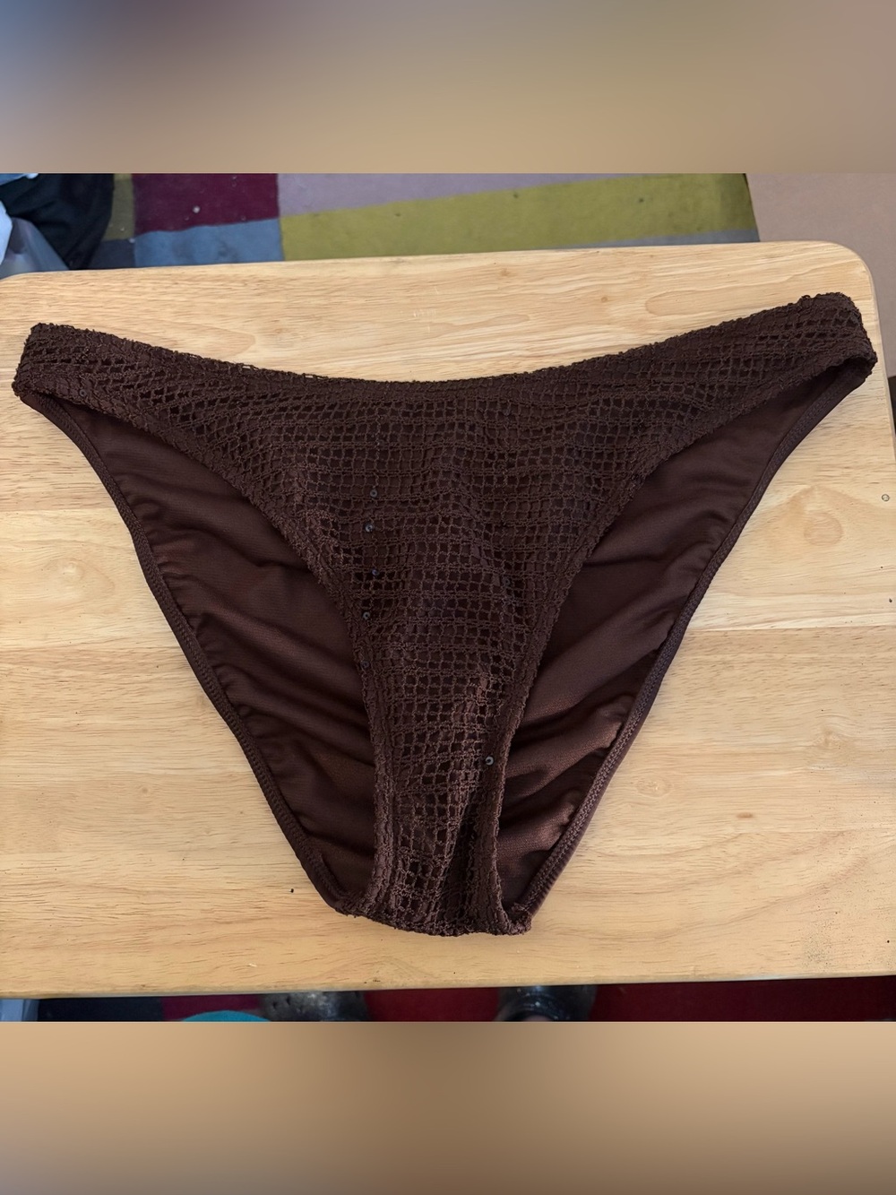 🎉4 for $20 NWT No Boundaries High-Leg Bikini Bottoms, Large - Picture 3 of 7